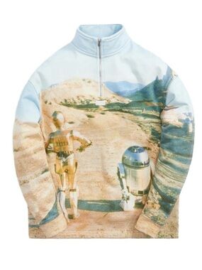 Kith X Star Wars droids quarter zip.